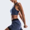 Damă 3″ Performance 2/1 Shorts Acai | Black