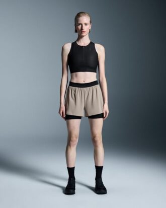 Damă 3″ Performance 2/1 Shorts Cinder | Black