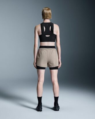 Damă 3″ Performance 2/1 Shorts Cinder | Black