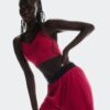 Damă 3″ Performance 2/1 Shorts Grenadine | Negru