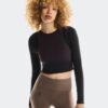 Damă Studio Knit Long-T Crop Damă Studio Knit Long-T Crop