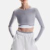 Damă Train Long Sleeve Crop Damă Train Long Sleeve Crop
