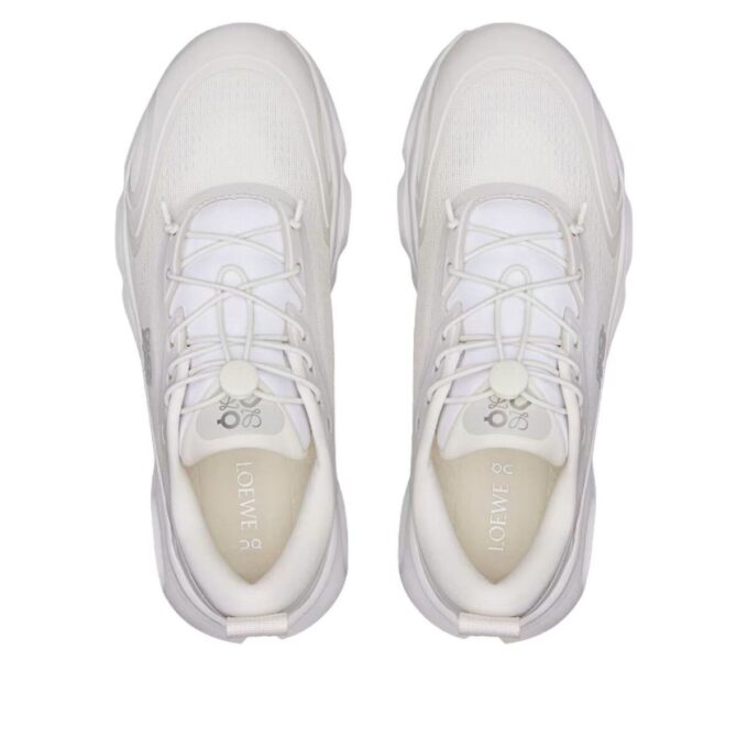 On Running x LOEWE Cloudsolo „Alb Gri Deschis”
